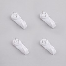 벽 핀 후크 부착 고정 행거 시계 액자 걸이 4개입, 핀후크-대(4개입)