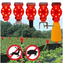 쏠라 LED 경고등 위험경고등 점멸등 태양광경고등 태양광점멸등 깜빡이, 1개