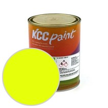 KCC 유크릴형광-황색 1L / 형광페인트 노란색