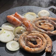 자미곱 한우 곱창 대창 염통 모둠구이 캠핑요리 밀키트 소스 대파김치 깍두기볶음밥, 1세트, 480g