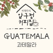 허형만의 압구정커피집 과테말라 안티구아 SHB 허형만커피 허형만원두, City, 100g-원하시는 수량만큼 추가, 원두(홀빈)