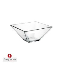 유리그릇 샐러드볼 10cm 예쁜그릇 인테리어 투명 사각
