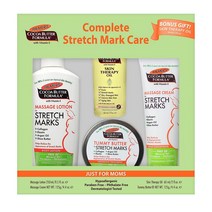 Palmers 파머스 코코아 버터 튼살크림 바디 케어 4종 키트 Cocoa Butter Formula Complete Stretch Mark & Pregnancy Skin Care Kit, 1개