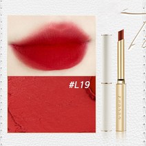 Pealy 립스틱 틴트 색상 벨벳 텍스처 1g, L19