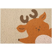 MOCAROSE 미끄러짐을 방지하다 코일현관매트 북유럽 스타일 캐릭터 소동물 방수 주방 카펫, 80x120cm, 14#