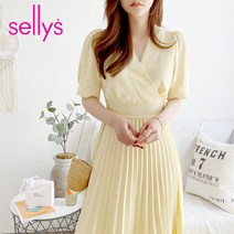 샐리 랩플리츠쉬폰원피스_I3B-IOP016