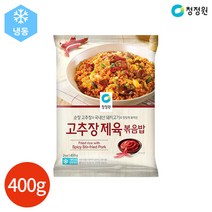 청정원 고추장제육 볶음밥 400g x 4봉, 상세페이지 참조