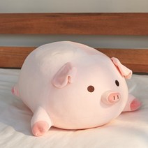 도림 귀여운 돼지 인형 모찌 쿠션, 1 멀뚱멀뚱 무표정, 60CM