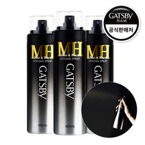 갸스비 스타일링 헤어스프레이 매트&하드, 200ml, 3개입