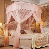 캐노피 침대 모기장 200X220CM 피치 레일형코기장 커튼식모기장