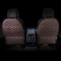 다이아코트 다이아몬드 퀼팅 2열 킥매트커버_3포켓타입 2P_운전, 선택:운전석+조수석 블랙 블랙