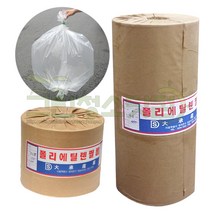 폴리에틸렌필름 0.03mm-30cm-457m 튜브형 농업용 포장용비닐 PE필름 비닐원단 롤비닐 비니루 포장용비닐봉투, 1개, 투명