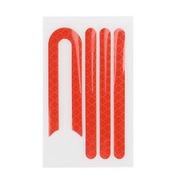 전동킥보드 튜닝 부품 개조 용품 스쿠터 앞바퀴 타이어 커버 보호 쉘 반사 스티커 xiaomi mijia m365 스케이트 보드, 빨간색
