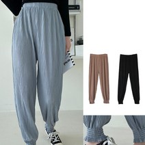 민트위니 주름스모크 조거 팬츠 바지 스판
