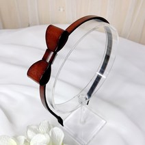 여아 머리띠 초등 유아 헤어밴드 천연 소가죽 리본 머리띠