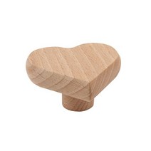 원목 1구손잡이 무도색 하트 좌탁 가구 철물 싱크대 서랍장 화장대 공방 문갑 소품 DIY 수납장 콘솔 옷장