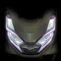 2021 혼다 PCX125 라이트필름 스티커 PCX 21년 튜닝용품 2022년, 2021 PCX, 퍼플(단색)