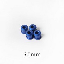 자전거크랭크 티타늄 베어링 크랭크암 BUCKLOS 4pc 5pc 자전거 Chainring 볼트 6.58.5mm 싱글더블 크랭크 나사 알루미늄 합금 Chainwheel MTB 플레이, 4PC 8.5mm-Blue
