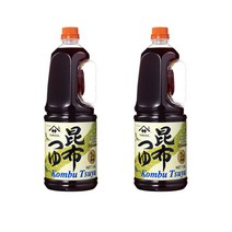 야마사 다시마 간장 1.8L x 2병 콘부쯔유 어간장 3배 농축 대용량 일본간장소스