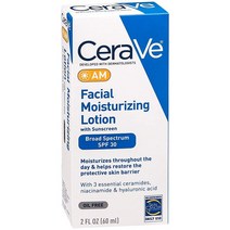 CeraVe 페이셜 모이스처라이징 로션 AM, 2 Fl Oz (Pack of 1)
