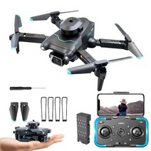 열화상드론 산업용드론 FPV드론Remote Control Drone Camera Foldable GPS With 4K UHD Quadcopter Optical, 01 빨간