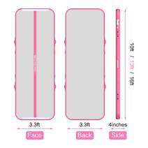 VOFiTNY 다목적 체조 에어 매트 40.6 x 16.6 x 20.3cm(1.. 정품보장, Pink double strips
