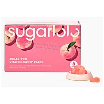 올가 간식 슈가로로 무설탕 비타민 구미 복숭아 360g(45g (360g) 탕비실 회사 어린이 성인 캠핑 차박 홈파티 영화 선물, 22개