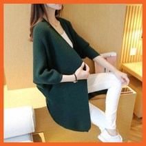 겨울 데일리 패션 슬림 니트롱가디건 여성스러운 가오리핏 로브 4종