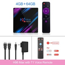 DivX Vontar-스마트 TV 박스 안드로이드 11.0 H96 MAX 4GB 램 64GB 롬 TVBOX 5G 와이파이 4K 미디어 플레이어 10 11 유튜브 셋톱, [04] Au 플매트 카펫 러그, [04] 4G64G