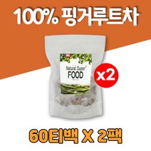 100% 핑거루트 차 티 티백 핑크루트 판두라틴, 2팩