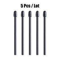 1 lot 교체 가능한 검정색 그래픽 드로잉 표준 스타일러스 팁 펜촉 wacom pro pen 2intuos 3 4 cintiq 16 22 mobile studio pro, 5개