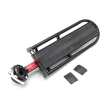 트렉자전거 trek 풀샥mtb 하이브리드 팻바이크 입문용mtb 자전거 수하물 캐리어 화물 후면 랙 선반 사이클링 시트 포스트 가방 홀더 스탠드 인치 랙, 9kg