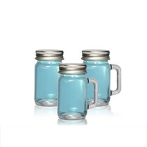유리병 잼병 미니손잡이 50ml (A), 알루미늄마개, 1개