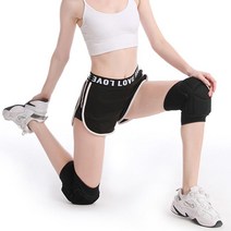 충격흡수쿠션 흘러내림방지 무릎보호대 마라톤보호대 농구, GRAY/M