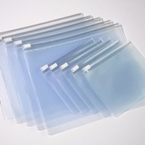 고주파 PVC 반투명지퍼백27x18cm 10장 슬라이드지퍼백