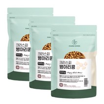 볶은 병아리콩 크리스피 첨가물 없는 100% 이집트콩 세계 10대 건강식품, 3개, 500g