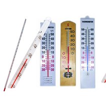 아날로그 온도계 알콜 유리 막대 온도계, -20~200℃(30cm)