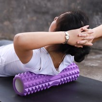 빼다 콕콕 지압 돌기 마사지 EVA 폼롤러 BBEDA64 스트레칭 운동기구, 파스텔블루