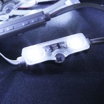 아리조명 간판 테두리 조명 채널용모듈 12V LED 2구모듈 _3.8cm 백색