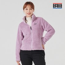 [스프리스] 여성 쉘파 하이넥 자켓(퍼플)