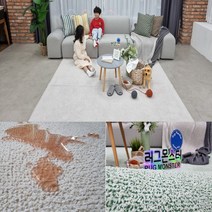 러그몬스터 200x230 먼지없는 방수 러그 반려견 유아 거실 물세탁 카페트