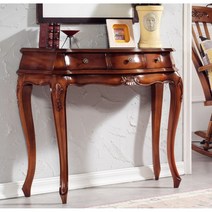 조립식 마호가니 원목 클래식 엔틱 콘솔 / 현관 예쁜 고급 작은 복도 주방, 조립식 콘솔
