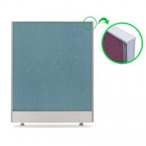 가구샘 PVC 파티션 H1800 원톤 밝은프레임 OG1052, H1800xW900/PW506