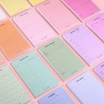 플랜 메모 패드 학생 사무실 업무 일정 관리 메모지, 타입:16.그날의기록, 단품
