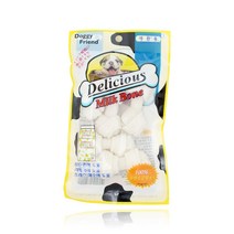 치석제거 아기 강아지 껌 우유 5p 2개 개껌