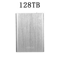 외장 솔리드 스테이트 드라이브고속 외장 500GB 2TB 하드 드라이브 USB3.0 SSD 데스크탑 노트북용, 33 128TB Silver