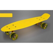 45cm 65 스타일 스케이트 보드 레트로 소년 크루저 미니 롱보드 피쉬 롤러 스쿠터 1 개, YELLOW