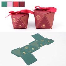 돌잔치 어린이집 미니리본 사각선물 포장 크라프트 무지상자 답례품 쿠키 캔들 선물백 용품, 와인