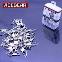 봉피싱 에이스기어 더블핀도래 양핀도래 도래, 1개