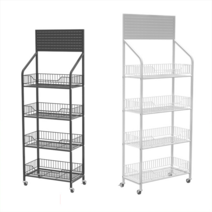 편의점 식품 가게 슈퍼 진열대 과자 빵 매대 음료, 상세이페이지 참고, 블랙 50x30x160